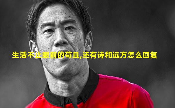 生活不止眼前的苟且,还有诗和远方怎么回复