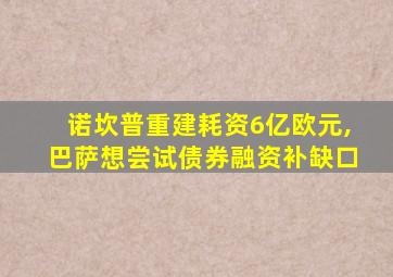 诺坎普重建耗资6亿欧元,巴萨想尝试债券融资补缺口